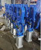 Ductile Iron pneumatic actuated Knife Gate Valve