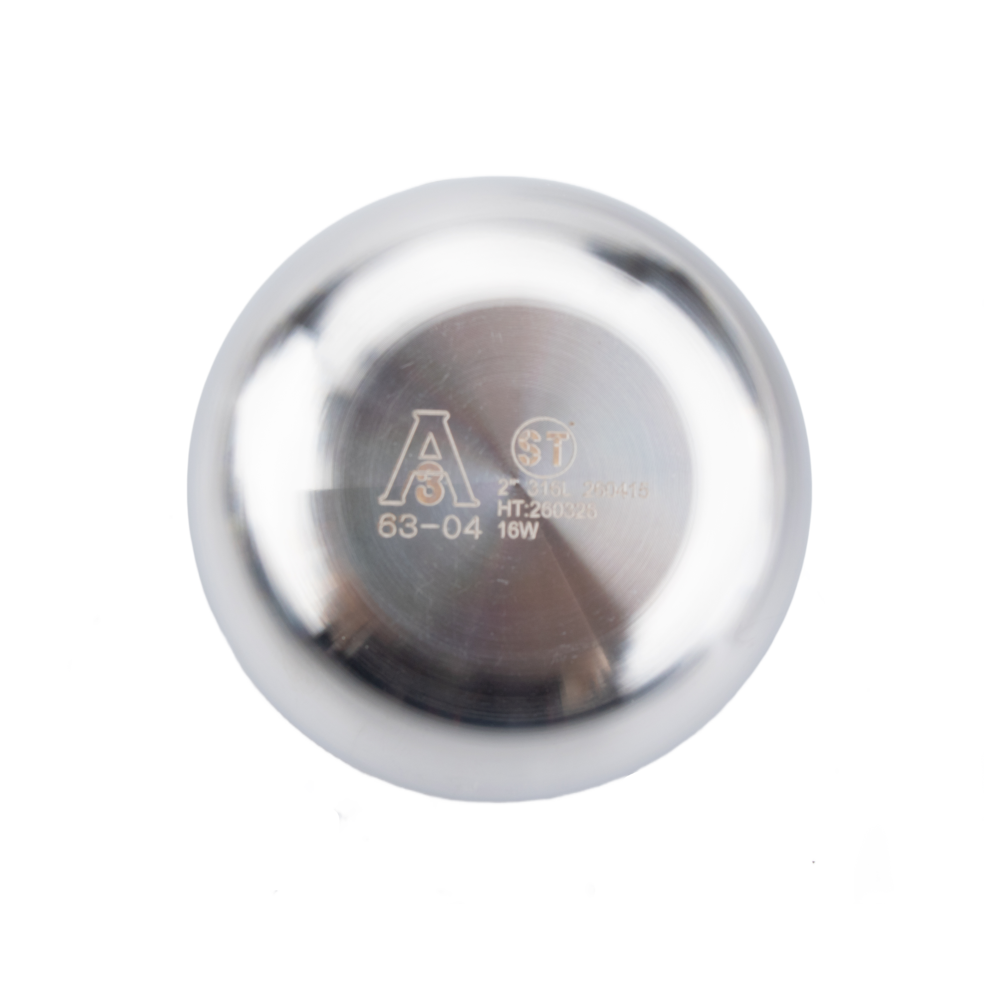 3A certified 16W sanitary weld cap – stainless steel pipe end closure