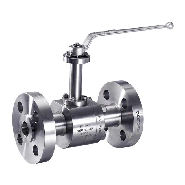 300LBS DIN ASME Flange Ball Valve Stainless Steel Material