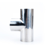 7W Long Weld Tee installed in hygienic stainless steel piping system