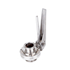 SIG/19 sanitary butterfly valve manual tri-clamp ends stainless steel 316L