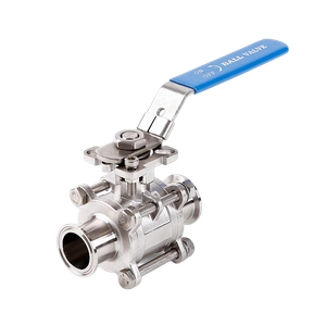 Sanitary 3pcs Encapsulated Ball Valve Manual Mod.SIG/22 – Stainless Steel Tri-Clamp Ball Valve