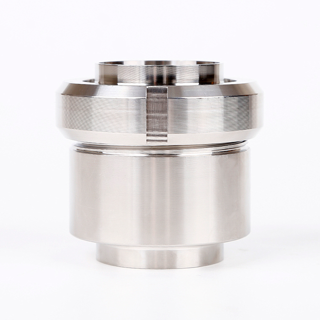 Union Type Check Valve with threaded NPT ends stainless steel body