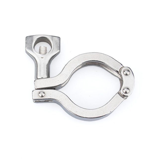 13MHHMD Double Pin Heavy Duty Tri-Clamp 304 Stainless Steel Sanitary Clamp with Wing Nut