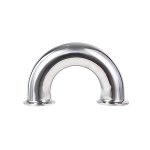 2WUMPCLAMP 180D Return Bend - 316L Stainless Steel Tri-Clamp 180° Sanitary U-Bend Fitting