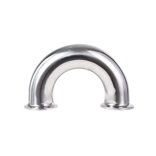2WUMPCLAMP 180D Return Bend - 316L Stainless Steel Tri-Clamp 180° Sanitary U-Bend Fitting
