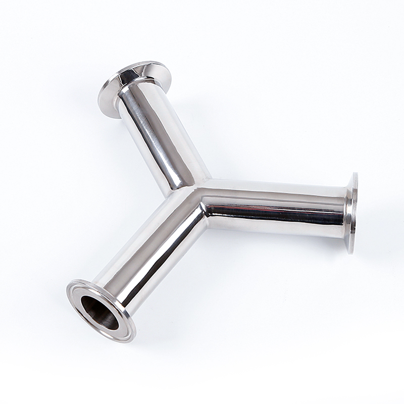 32Ra polished interior surface of 304 stainless steel true Y fitting