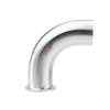 Polished 304SS L2CM 90 degree elbow – 32 RA surface finish sanitary clamp weld fitting