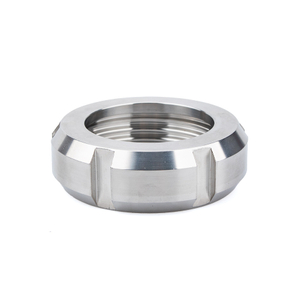 DIN 11852 union nut DIN-13 stainless steel sanitary round slotted nut fitting