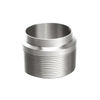 19WB Weld X Male NPT Adapter - 304 Stainless Steel Sanitary Butt Weld x MNPT Fitting