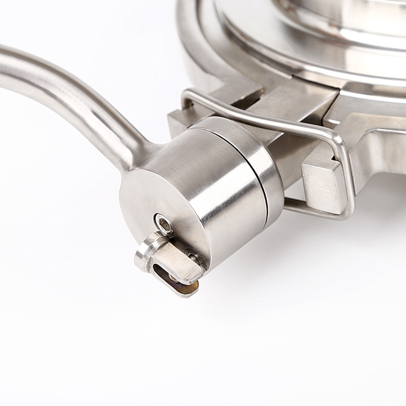 Weld-end connections of DN200 stainless steel butterfly valve for powder conveying