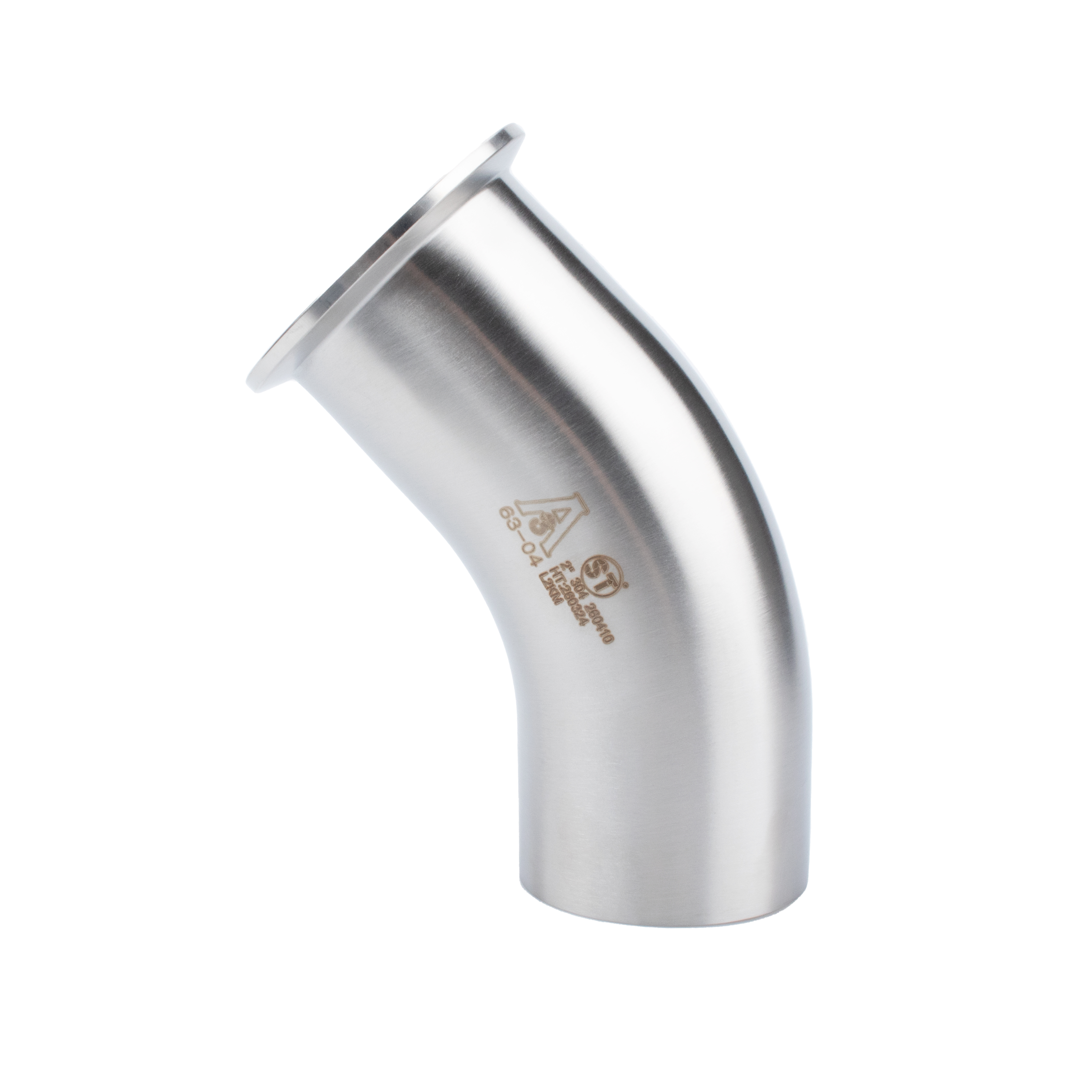 L2KM 45Degree Clamp and Weld Elbow Long