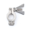 heavy duty tri‑clamp S13MHHM stainless steel clamp with bolts
