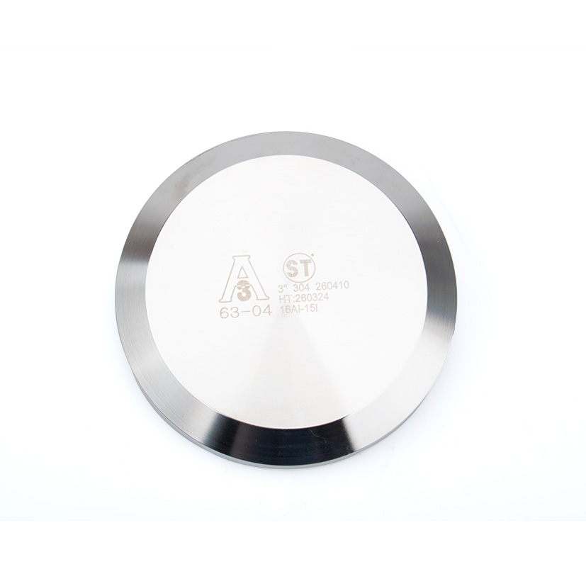 DIN 14B blank liner sanitary union blind fitting stainless steel 304