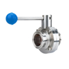 sanitary manual butterfly valve SIG/16 tri-clamp end stainless steel 316L