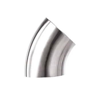 D2WK short weld elbow 45 degree stainless steel sanitary fitting