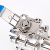 Sanitary 3pcs Encapsulated Ball Valve Manual Mod.SIG/22