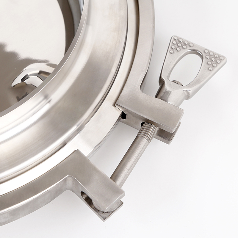 Internal polished disc of sanitary weld-type powder butterfly valve SS316L