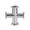 9MP Clamp Cross - 316L Stainless Steel Tri-Clamp Sanitary Cross Fitting