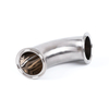 2CMP 90 degree clamp elbow sanitary tri-clamp fitting stainless steel 304