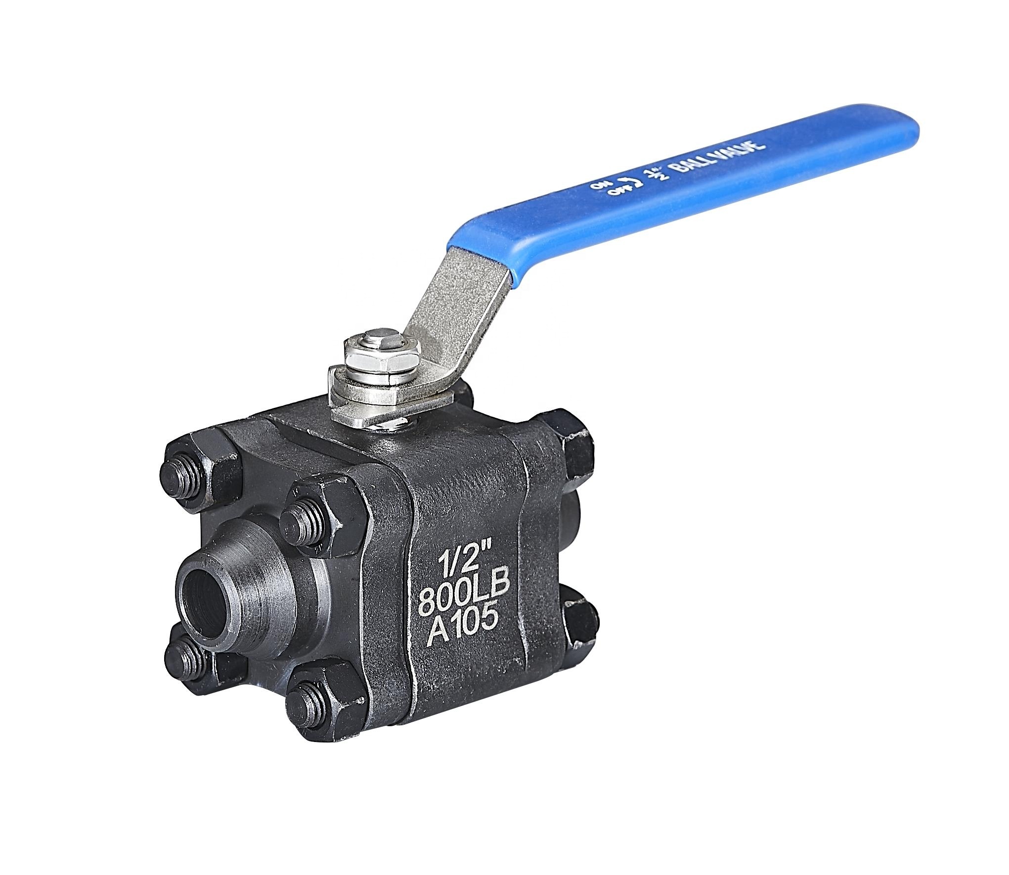3pcs Three Pieces Forged Carbon Steel Ball Valve