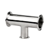 7RMP Reducing Clamp Tee - 316L Stainless Steel Tri-Clamp Reducing Fitting
