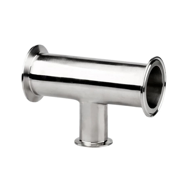 7RMP Reducing Clamp Tee - 316L Stainless Steel Tri-Clamp Reducing Fitting