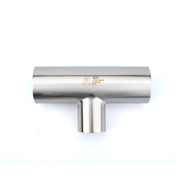 7RW Long Reducing Weld Tee - 316L Stainless Steel Butt Weld Reducing Fitting