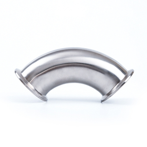 2CMP sanitary 90 degree elbow clamp ends stainless steel pipe fitting