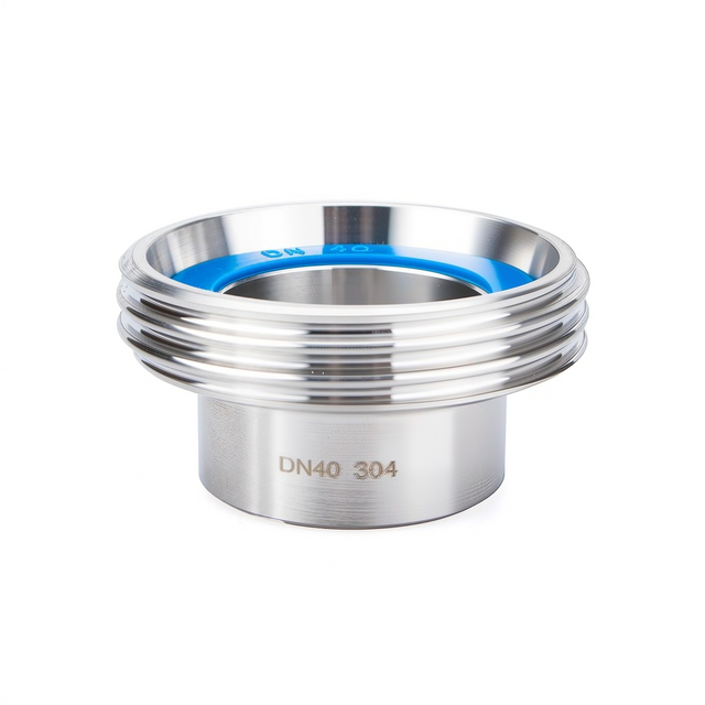DIN 11864 male union aseptic screwed fitting stainless steel 316L form A