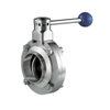 sanitary manual butterfly valve weld end SIG/79 stainless steel 316L