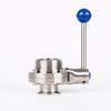 Stainless Steel Manual Lock Wheel Butterfly Valve with handwheel operator