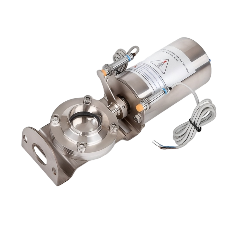 SIG/20 pneumatic butterfly valve stainless steel 316L sanitary fitting