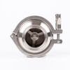 Internal view of Spring Check Valve Mod. SIG/55 showing spring and sealing disc
